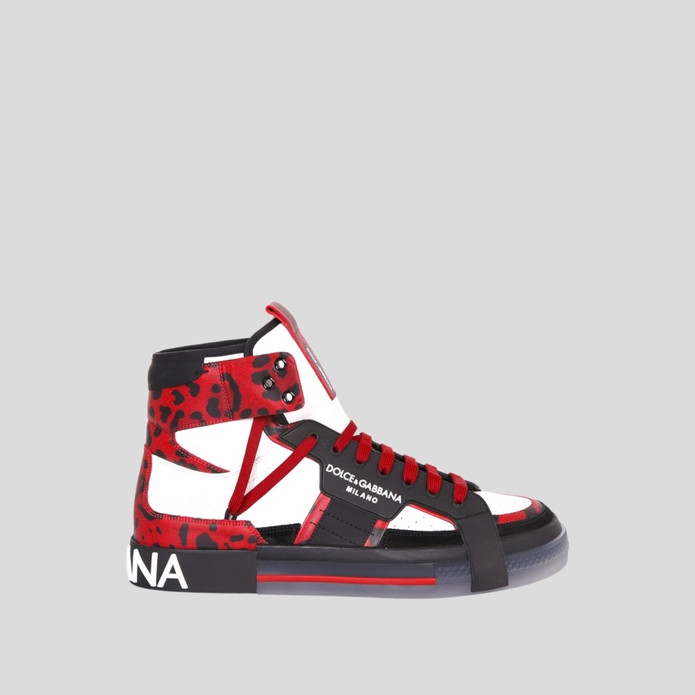 ❌SOLD❌ 🆕 👟 Dolce & Gabbana | Custom 2. zero high-top sneakers - Picture 1 of 6